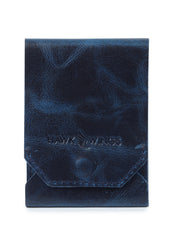 Vintage Snap Genuine Leather Wallet – Slim Card Holder with Cash Compartment