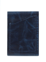 Vintage Snap Genuine Leather Wallet – Slim Card Holder with Cash Compartment