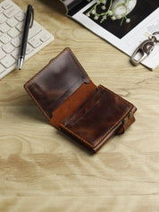 Legacy Notebook Wallet Genuine Leather –  Vertical style Card Holder