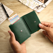 SmartFold Wallet – Leather RFID  Card Holder