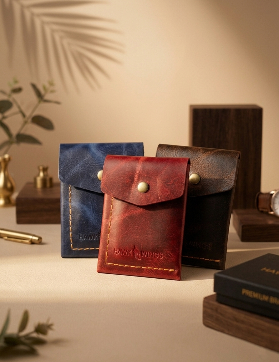 Smart Flip Leather Wallet - PACK OF 3