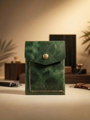 SmartFlip Genuine Leather Wallet – Slim Card Holder with Cash Compartment