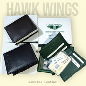 Notebook Wallet for Men Classic RFID Genuine Leather - HW 2204