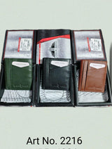 Men's Compact RFID Card Wallet