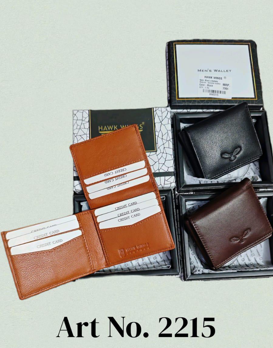 Men's Wallet – Vanguard RFID Genuine Leather Tri-Fold Wallet