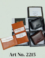 Men's Wallet – Vanguard RFID Genuine Leather Tri-Fold Wallet