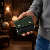 CoinClip Men’s Minimalist Leather Wallet