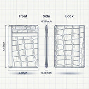 Titan Croc – RFID Card Holder Wallet