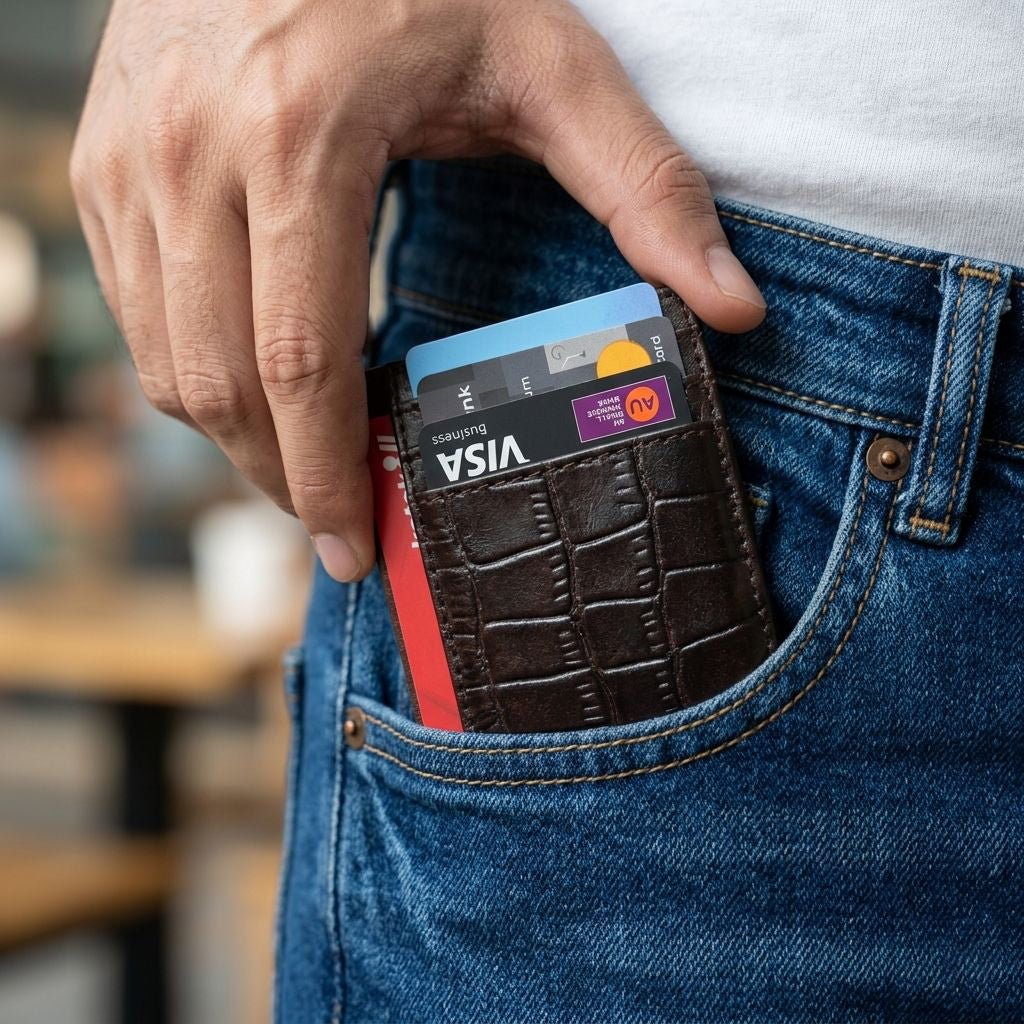 Titan Croc – RFID Card Holder Wallet