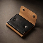 CoinClip Men’s Minimalist Leather Wallet