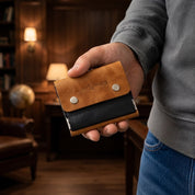 CoinClip Men’s Minimalist Leather Wallet