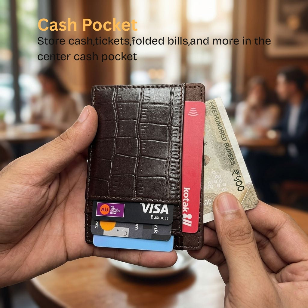 Titan Croc – RFID Card Holder Wallet