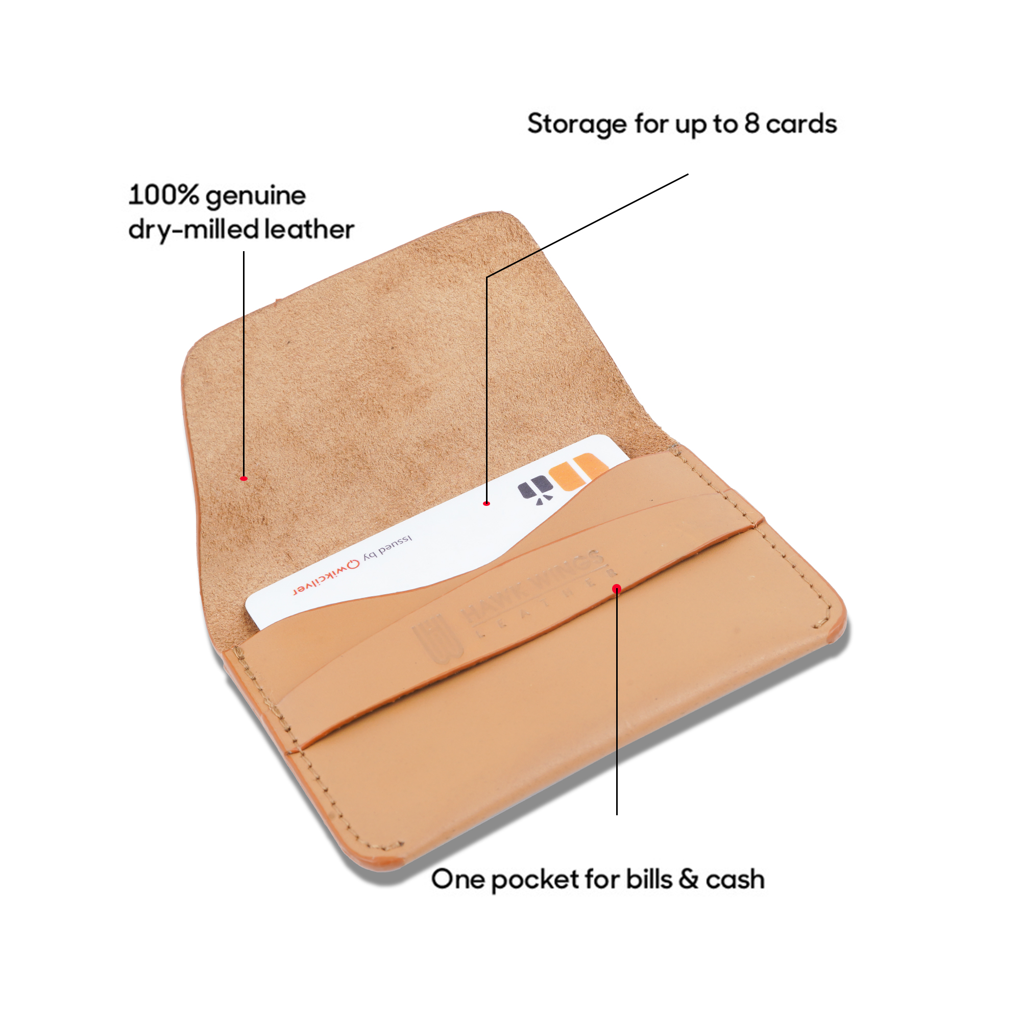 Leather  Wallet for Men and Women ( TAN)-asset-353
