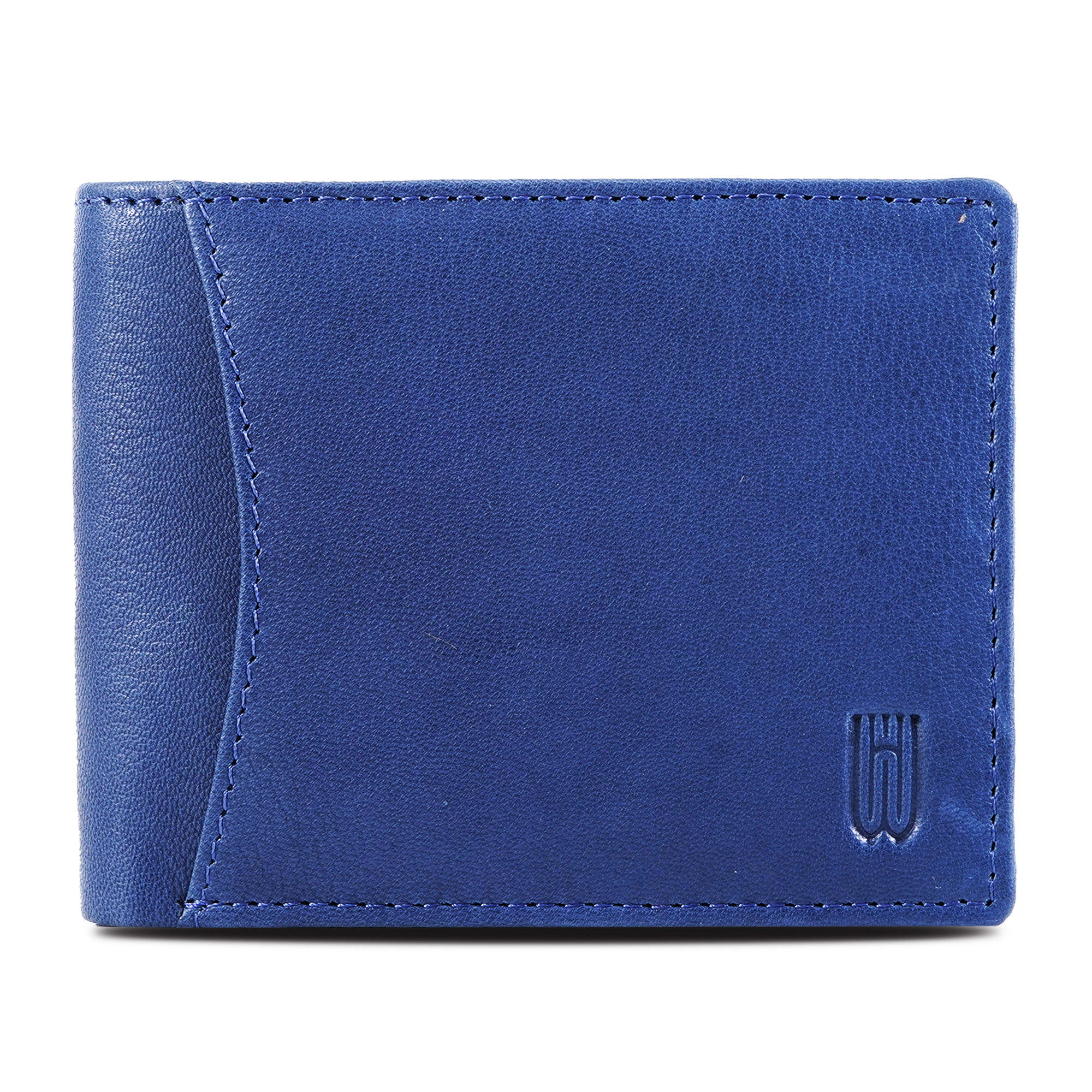 Leather Belt Wallet Combo For Men (Tan-Blue)