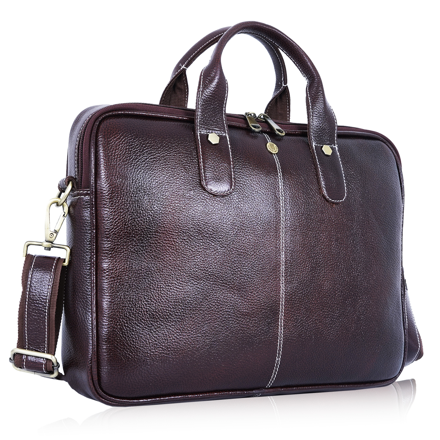 Messenger Bag for Men | MacBook 16 inch Brown