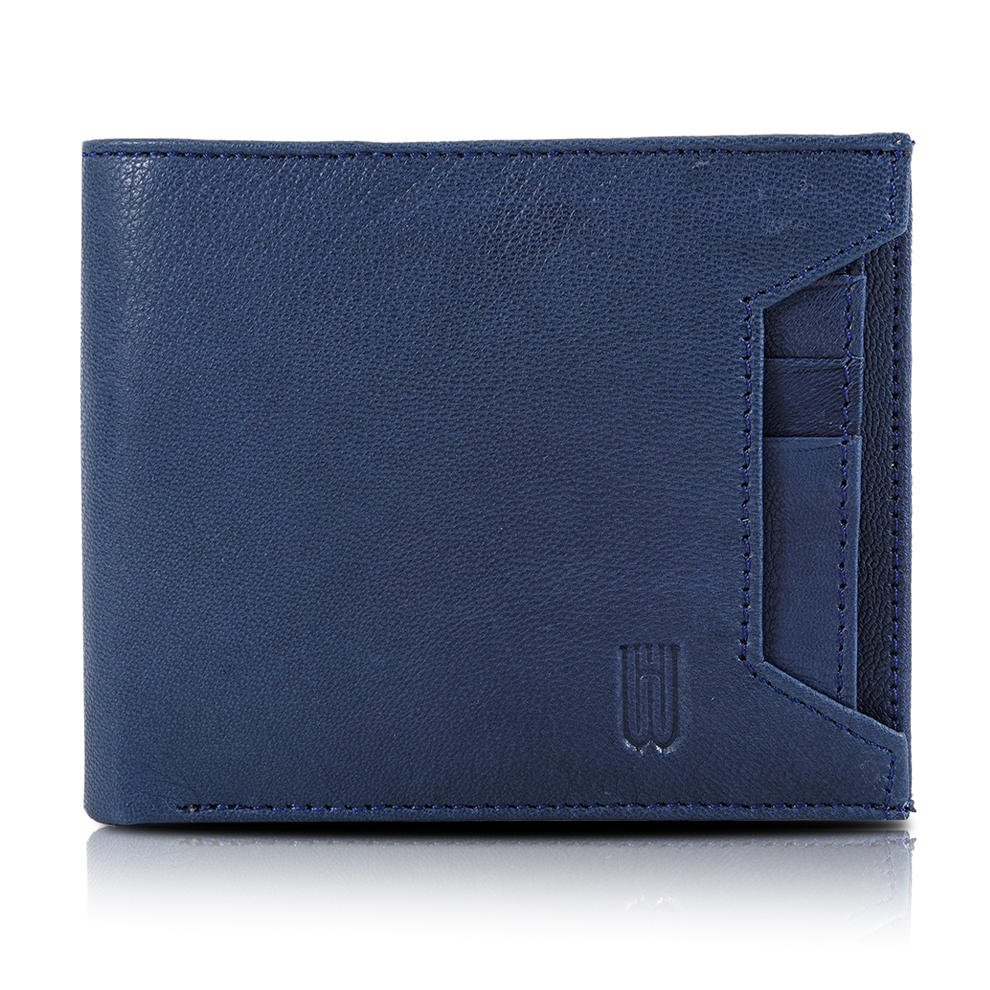 Leather Belt Wallet Combo For Men Blue-asset-678