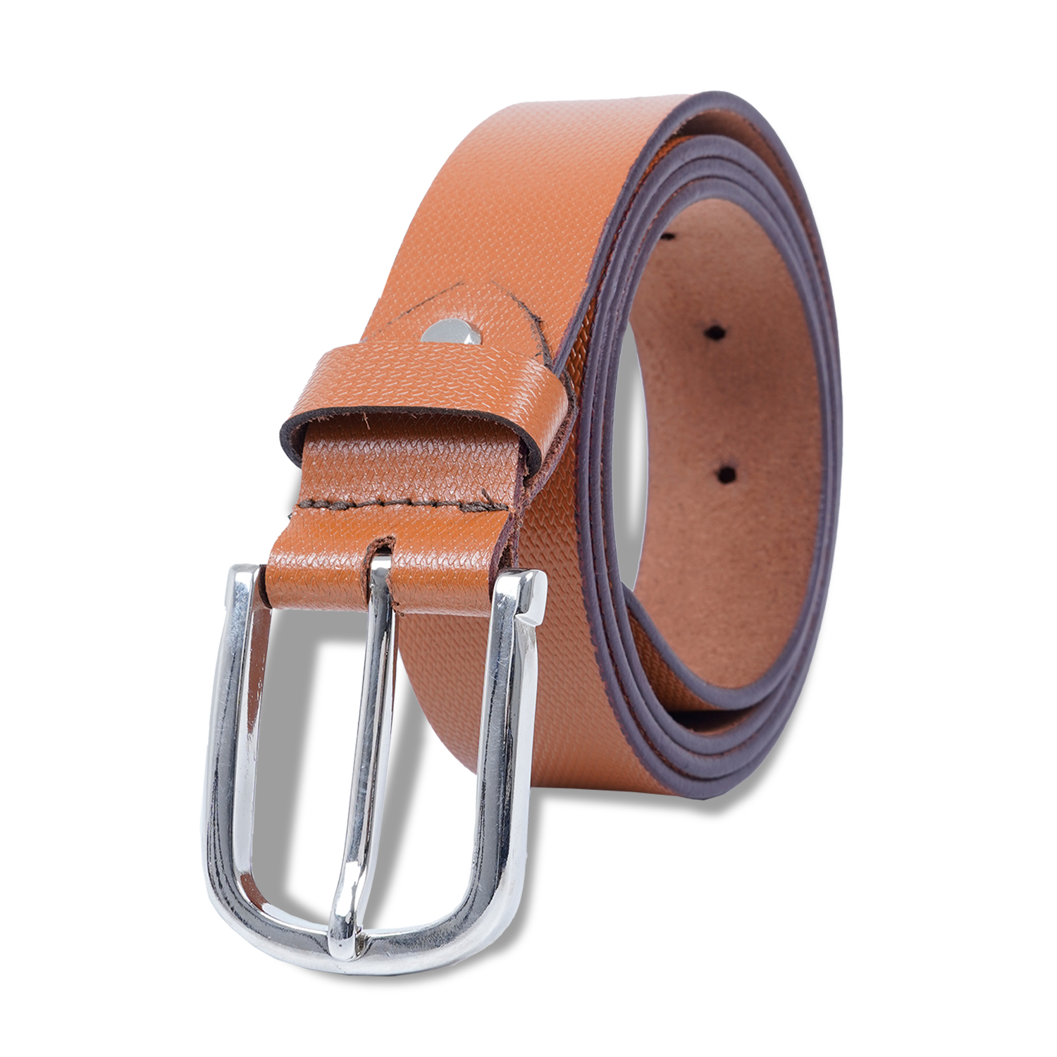  Genuine Leather Belt For Men's| Tan| Formal Belt-asset-283