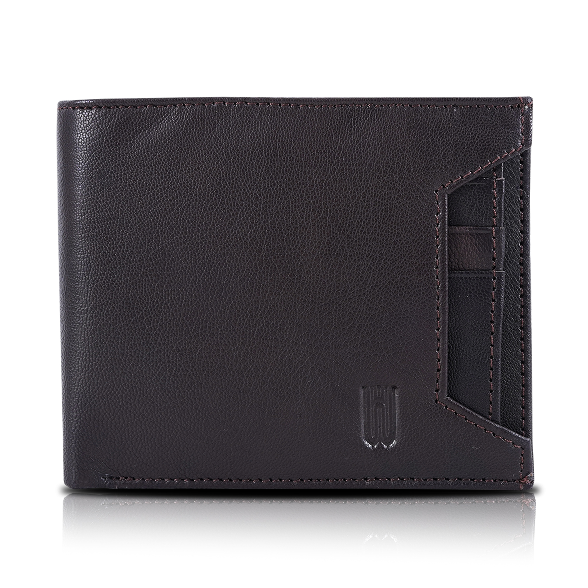 Leather Belt Wallet Combo For Men Brown-asset-663
