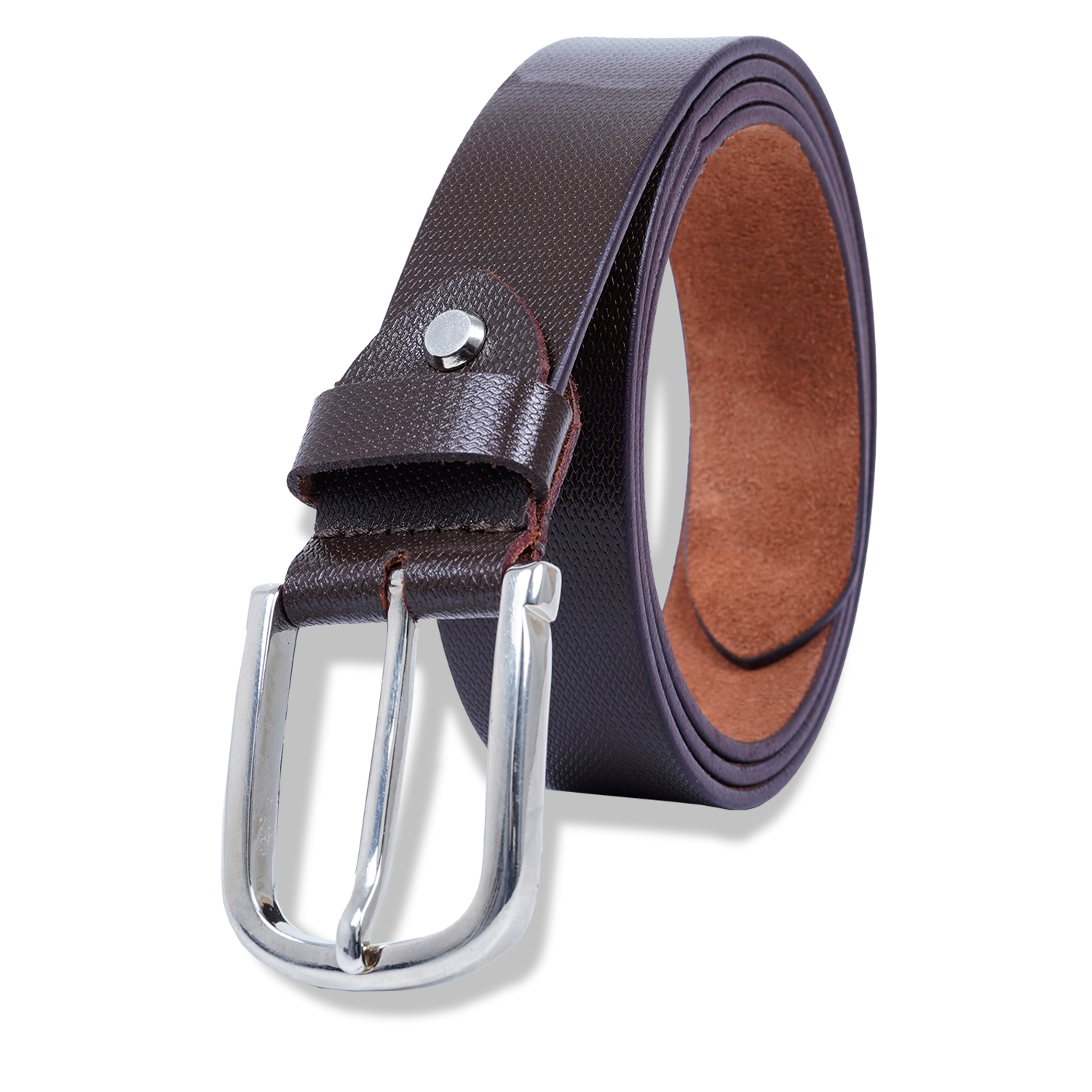  Genuine Leather Belt for Men |Brown| Formal Belt