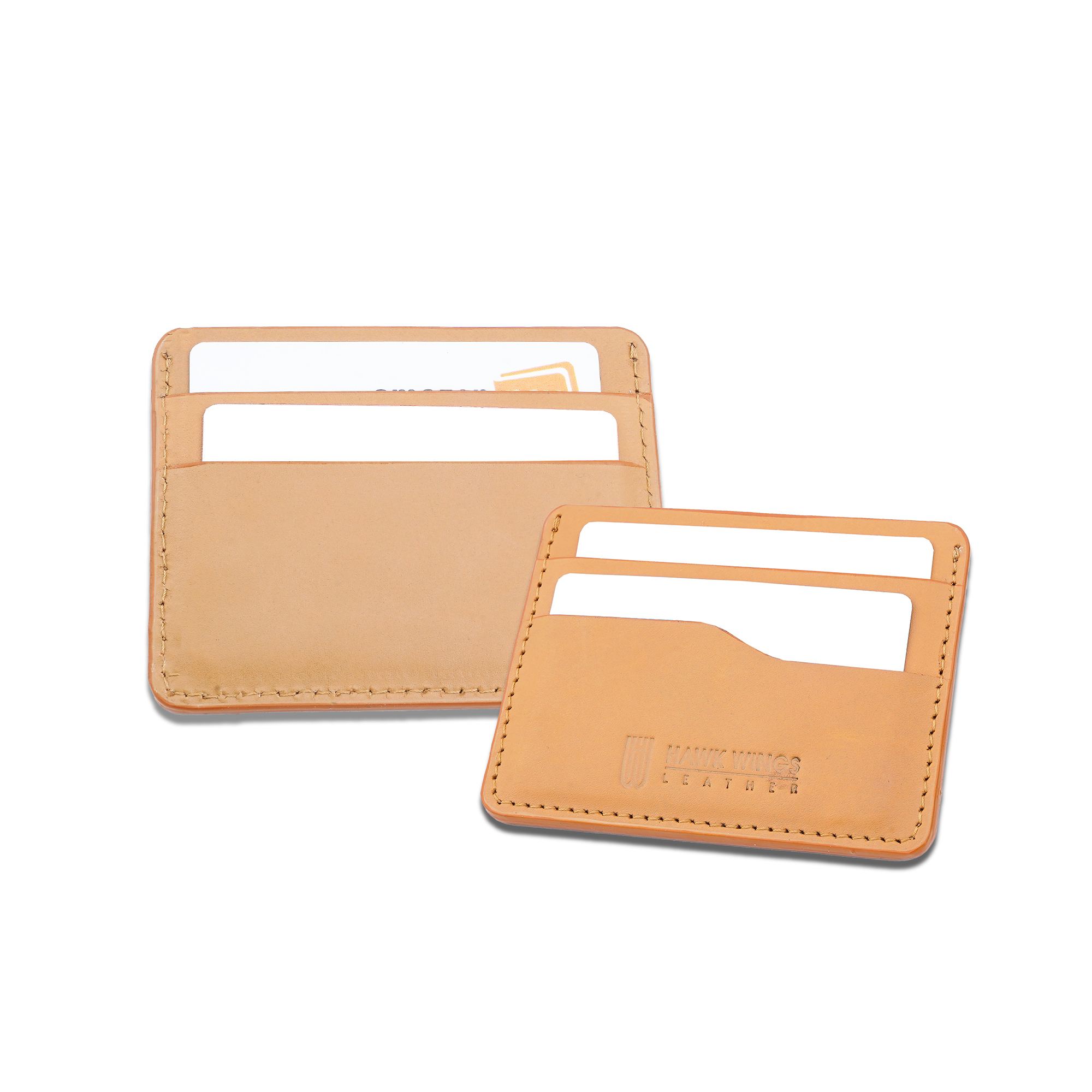 Genuine Leather  Credit Card Holder (Tan)-asset-287