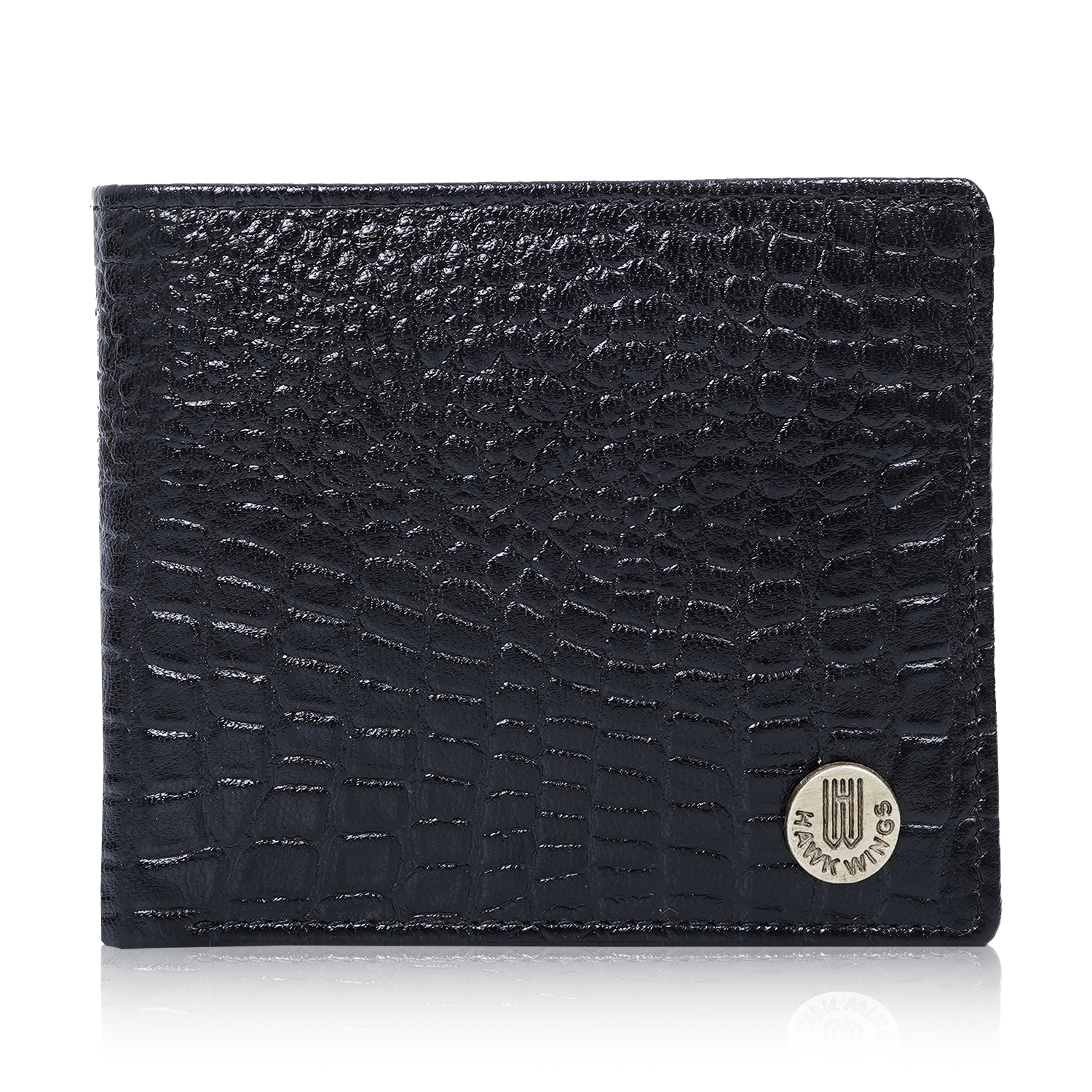 Genuine Leather Wallet Key Ring Pen Combo Gift Set (Black)-asset-579
