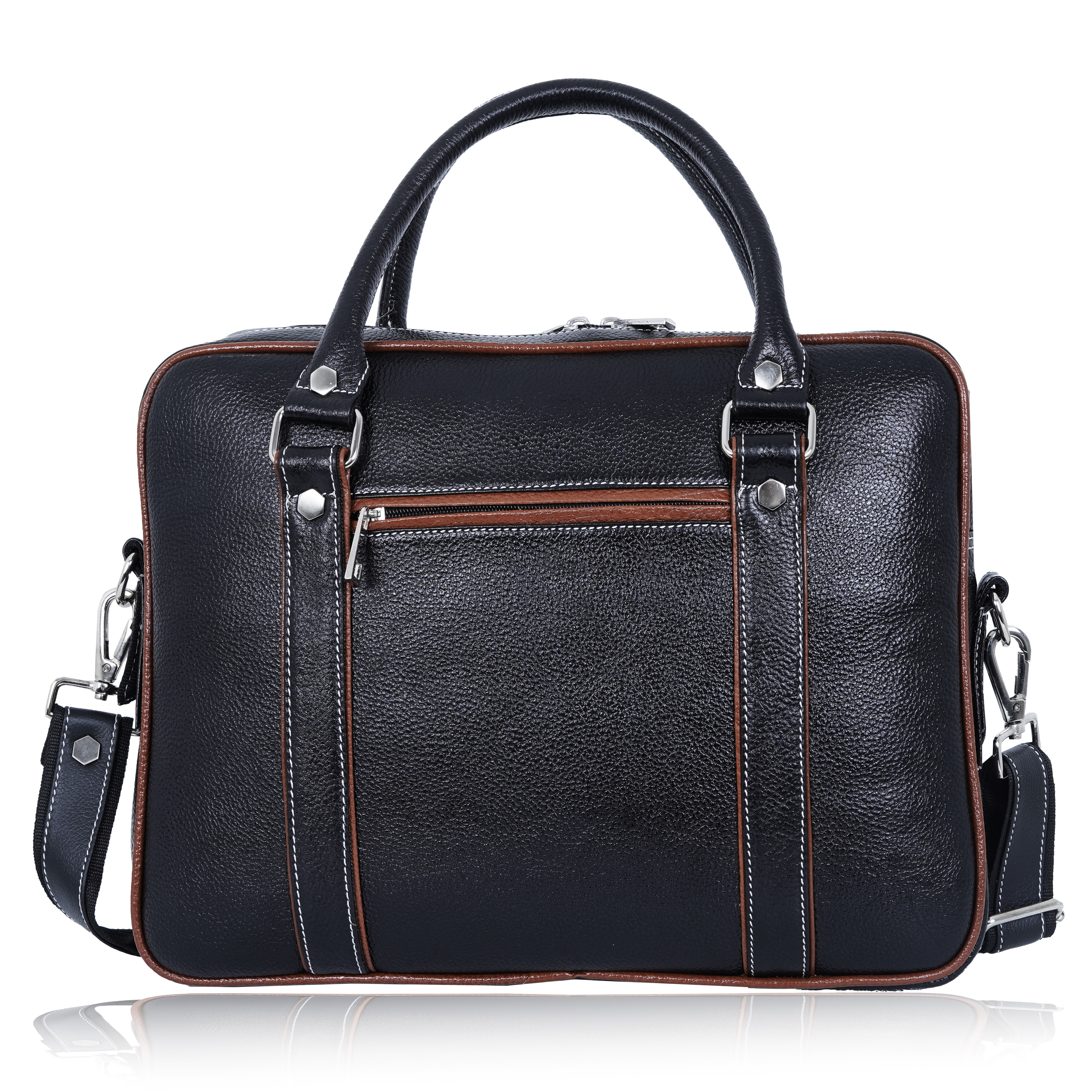 Genuine Leather Executive Formal Office Bag 