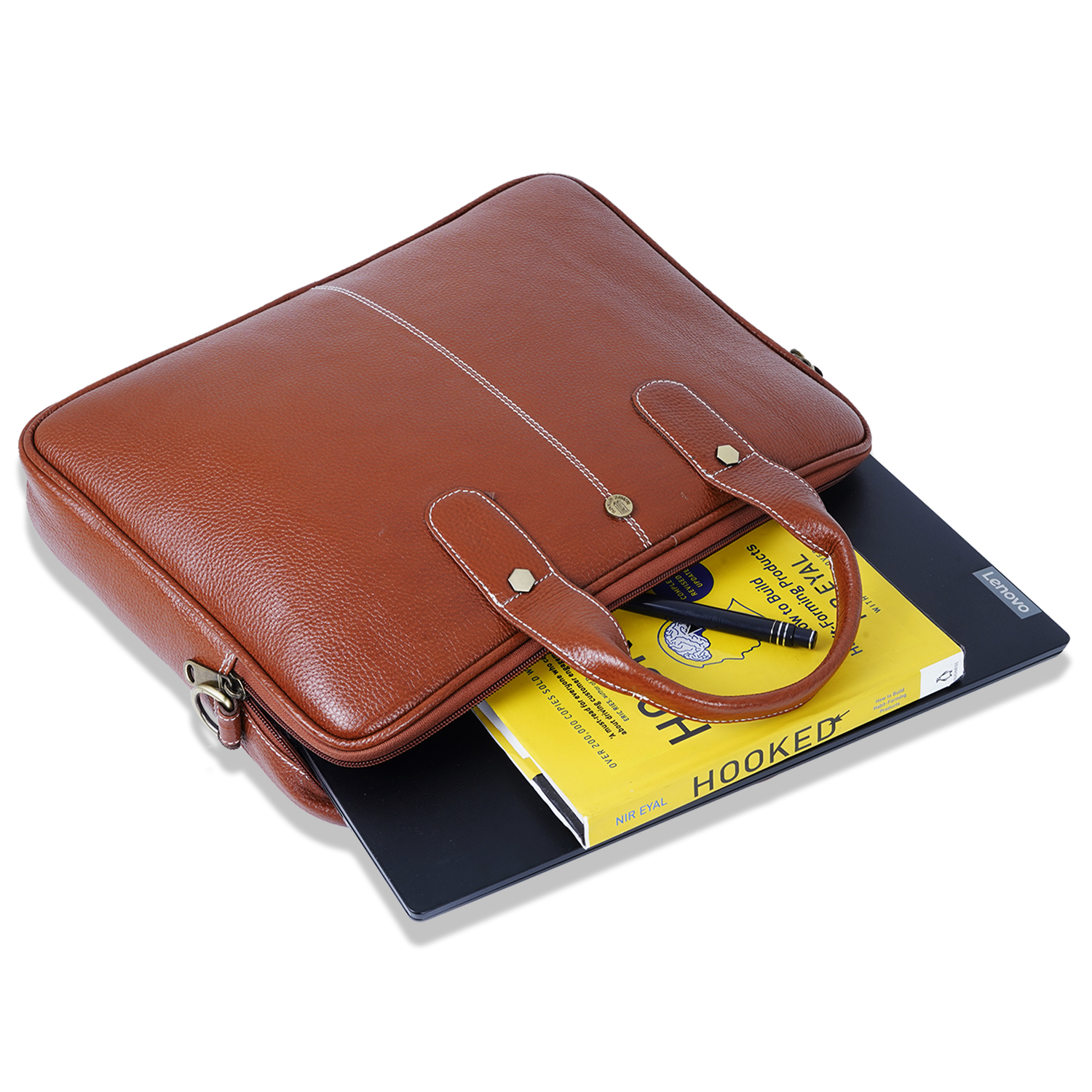  Laptop Messenger Bag for Men | MacBook| Tan-asset-157