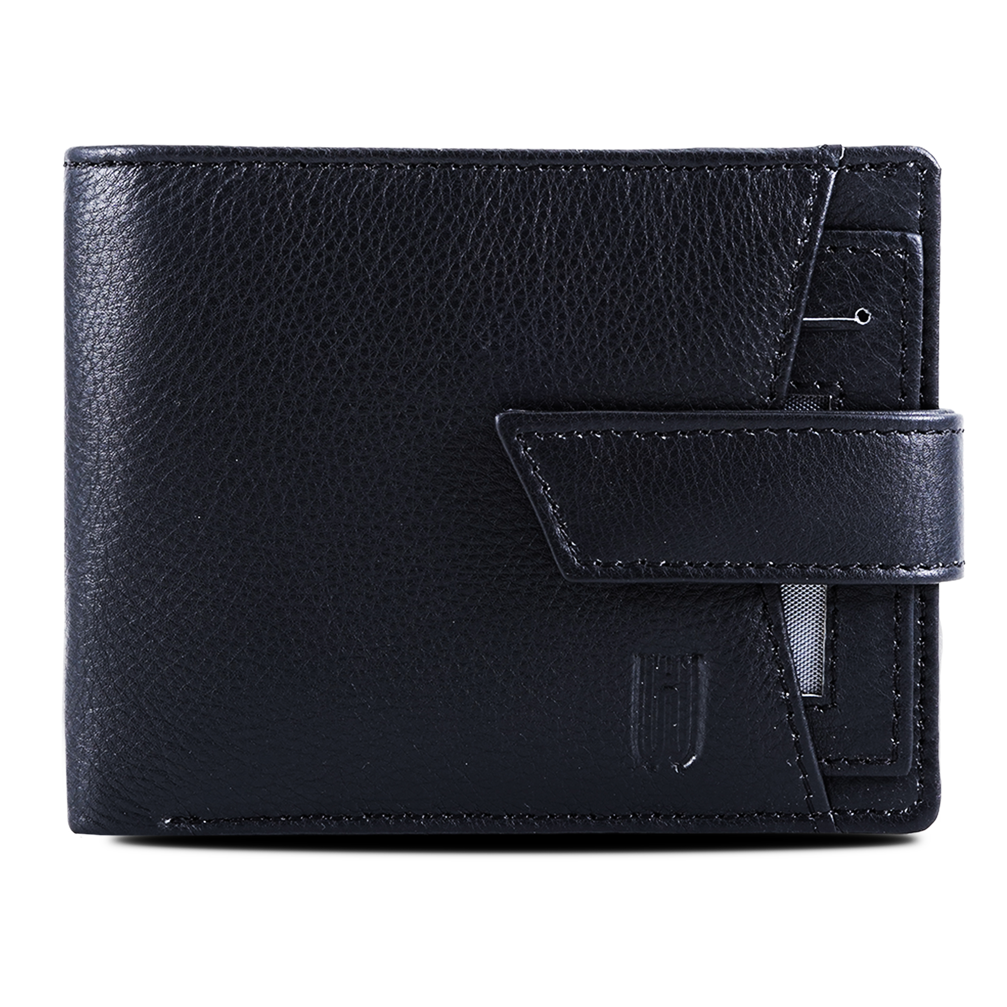 Leathers Men Black RFID Protected Two Fold Wallet-asset-396