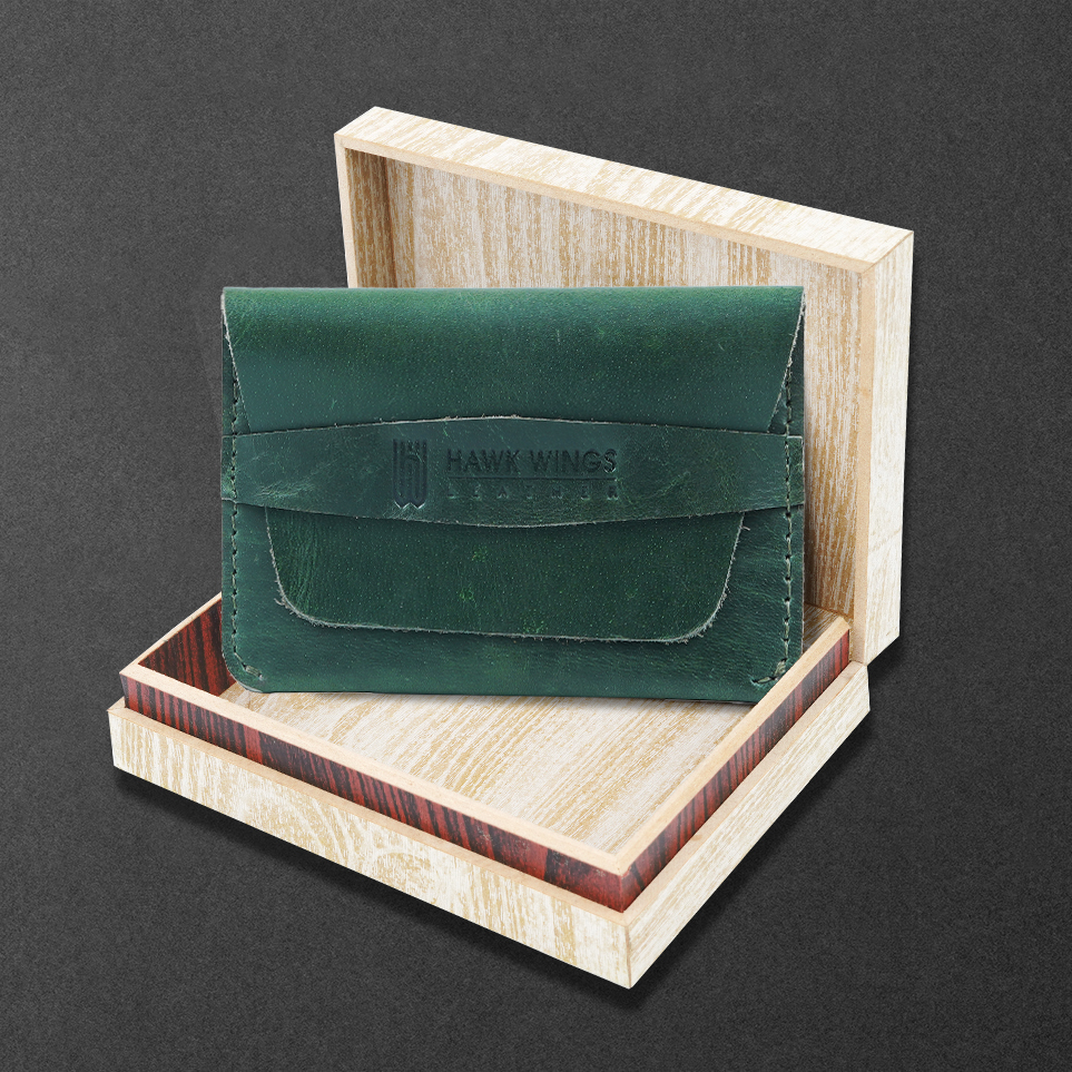 Leather  Wallet for Men and Women |Green-asset-343