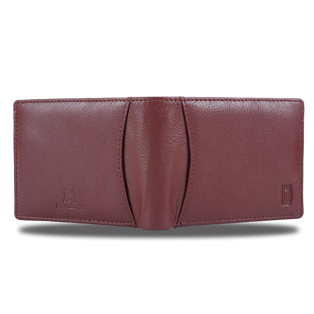 Genuine Leathers Men Maroon Snap Closure Wallet-asset-418