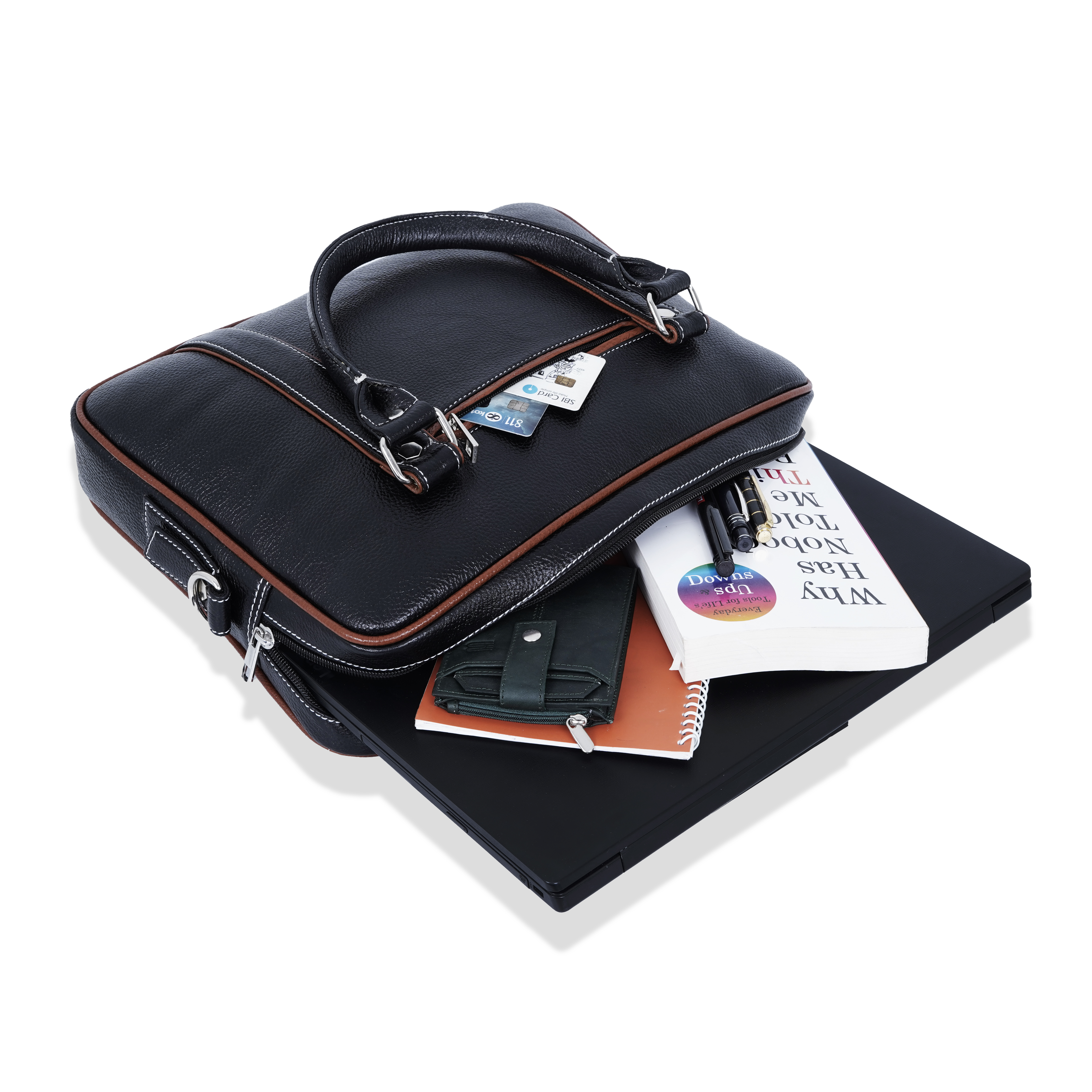 Genuine Leather Executive Formal Office Bag -asset-151