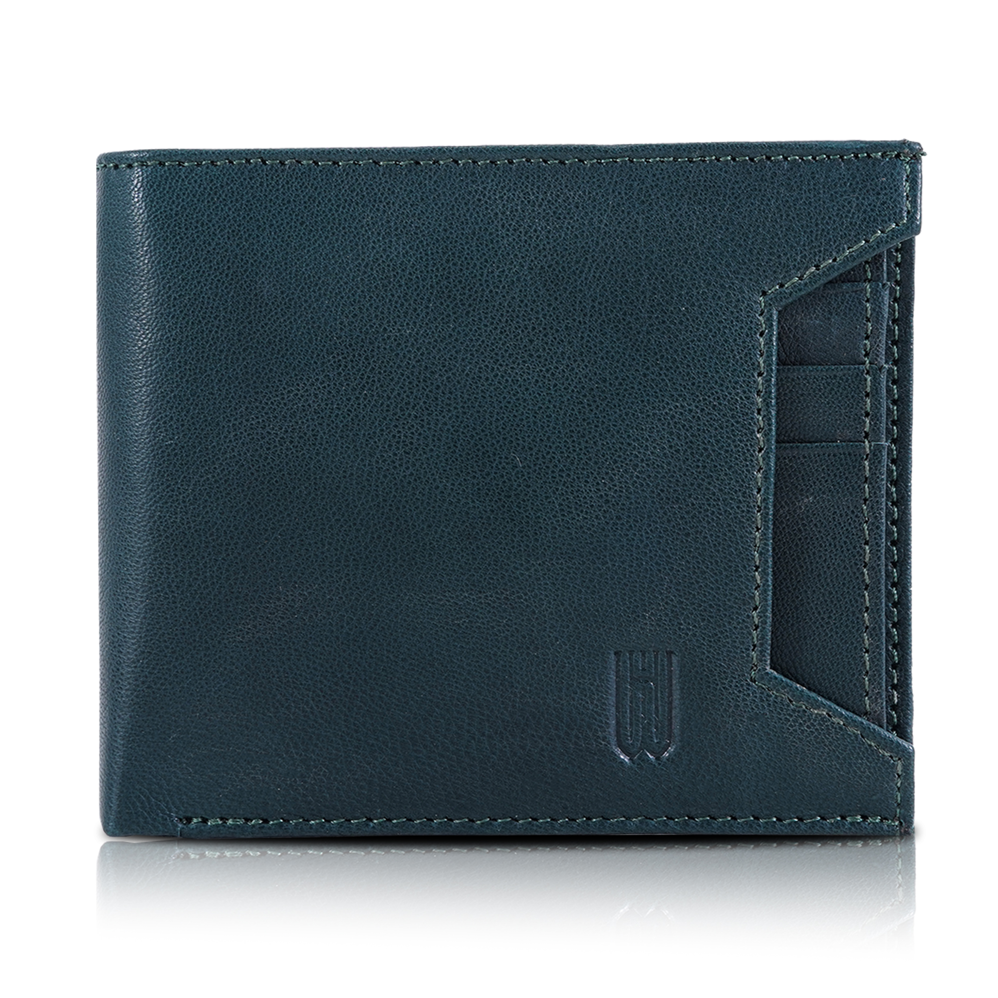 Leather Belt Wallet Combo For Men Green-asset-667