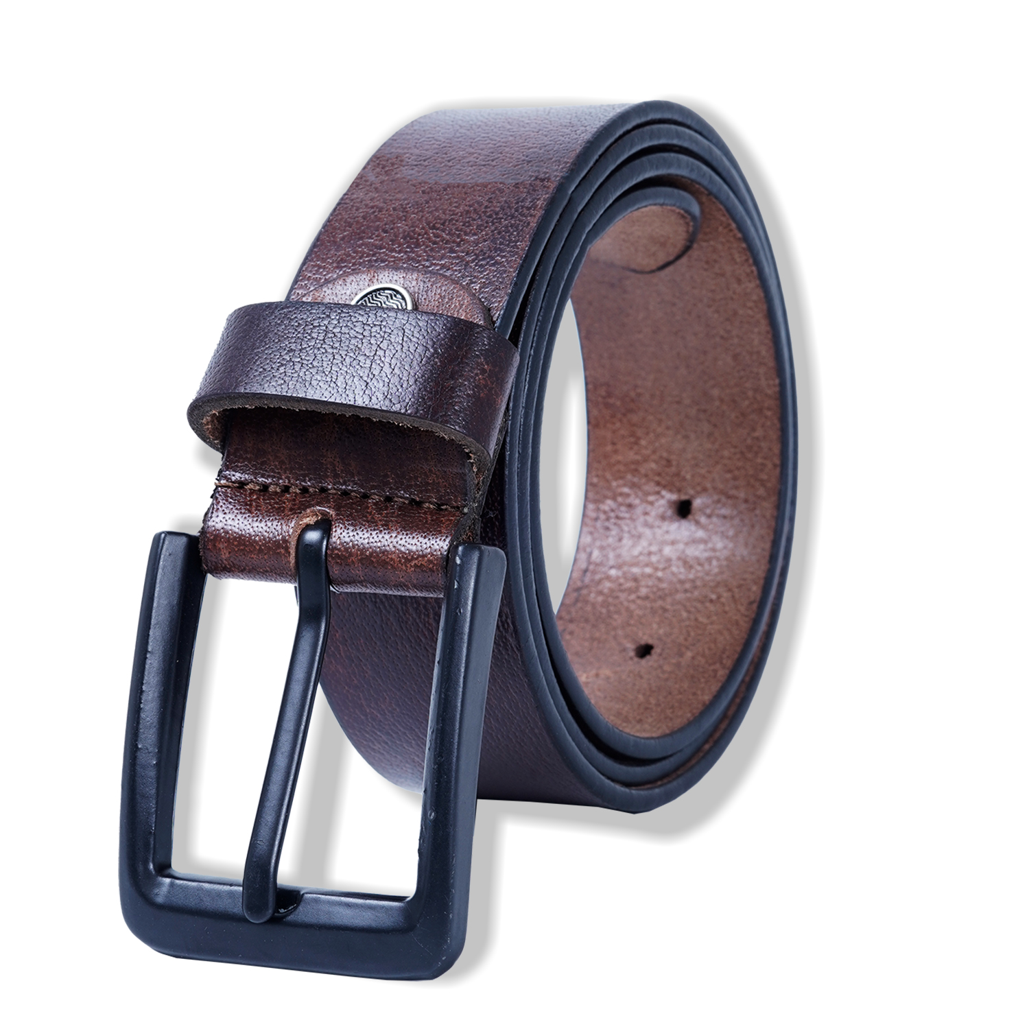 Genuine Leather Belt for Men | Casual Belt | Brown -asset-262