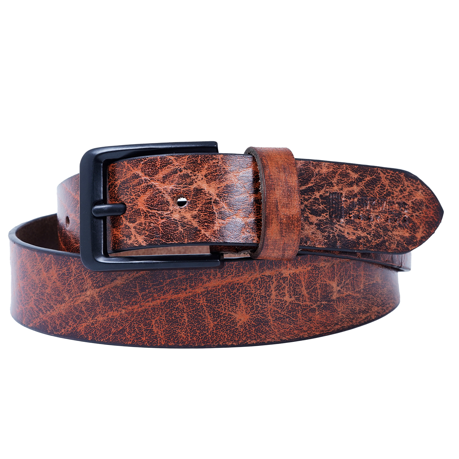 Leather Belt Wallet Combo For Men Maroon-asset-673